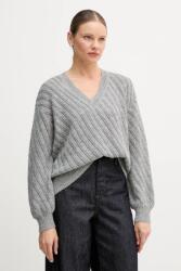 Marc Aurel gyapjúkeverék pulóver - szürke 34