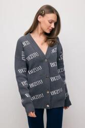 BIZUU pamut kardigán KYLE - szürke Univerzális méret