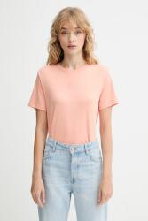 Calvin Klein pamut póló - narancssárga XXS