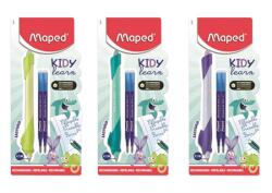 Maped Rollertoll MAPED Kidy Learn MAGIC írástanuló toll, radírozható, 2 db utántöltővel, vegyesen cápa, nyuszi, kaméleon, 1bl