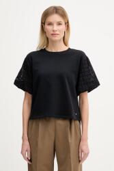 DKNY pamut póló - fekete XS