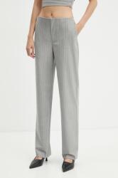 Moschino Jeans nadrág gyapjú keverékből - szürke 34