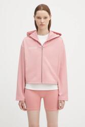 PANGAIA felső DNA Double Jersey Zip Up Hoodie - rózsaszín XS