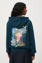 MEDICINE pamut melegítőfelső - türkiz L