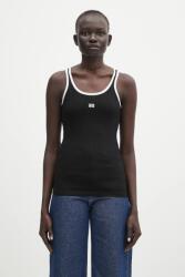 Wales Bonner top Sonic Vest - fekete S