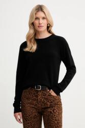 Fracomina gyapjú pulóver - fekete L