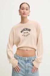 Moschino Jeans gyapjú pulóver - bézs L