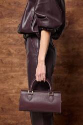 ANSWEAR bőr táska - burgundia Univerzális méret - answear - 43 990 Ft