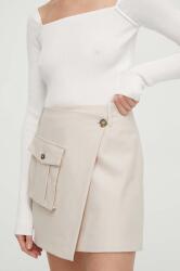 Herskind szoknya gyapjú keverékből Carolina - bézs 38