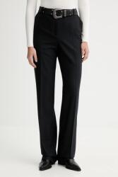 IRO gyapjú nadrág WM23GAYLOR - fekete 38