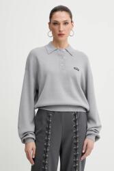 ROTATE pulóver gyapjúkeverékből - szürke S