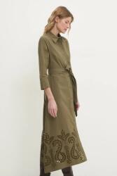 ANSWEAR pamut ruha - zöld S - answear - 18 790 Ft