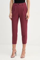 Sisley nadrág - burgundia 36 - answear - 32 990 Ft