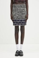 Wales Bonner szoknya Shade Knit - sötétkék S