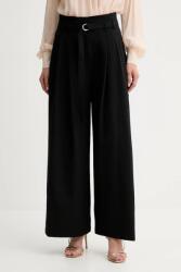 Marella gyapjú nadrág - fekete 40