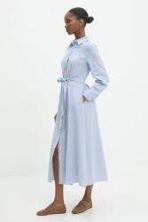 ANSWEAR vászon ruha - kék XL