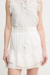 Pepe Jeans pamut szoknya ELENA - fehér XS