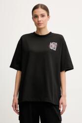 EA7 Emporio Armani pamut póló - fekete M - answear - 25 890 Ft