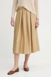 La Petite Française szoknya vászonkeverékből JOSEPHINE - zöld 36