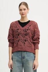 Sisley pulóver gyapjúkeverékből - piros S - answear - 35 990 Ft