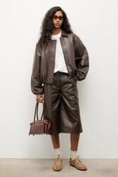 Answear. LAB bőrnadrág - barna XL
