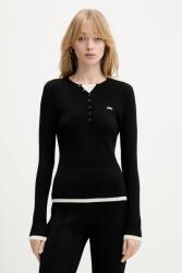 Gestuz pulóver gyapjúkeverékből - fekete M