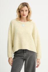 American Vintage pulóver gyapjúkeverékből - sárga M