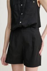 Gaudi vászon rövidnadrág - fekete 34