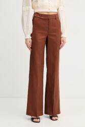 Silvian Heach egyenes női vászon PLIMPI - barna 36