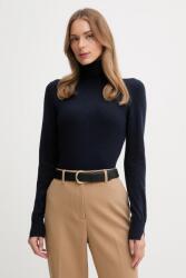 Sisley gyapjúkeverék pulóver - sötétkék XS