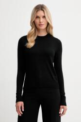 Calvin Klein pulóver gyapjúkeverékből - fekete M - answear - 23 890 Ft