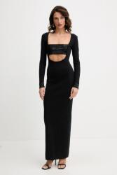 Retrofete ruha gyapjú keverékből Raelle - fekete S