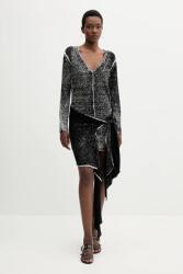 Diesel vászon ruha M-EGANKNOT - fekete S