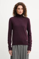 Patrizia Pepe gyapjú pulóver - burgundia 36