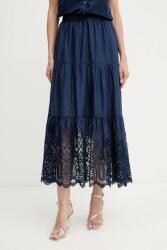 Morgan pamut szoknya - sötétkék 34