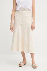 Twinset pamut szoknya - bézs 38