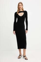 Diesel gyapjú ruha M-OLONI - fekete XS