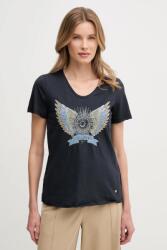 Mos Mosh pamut póló - sötétkék L