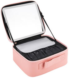 Jocca 2723 Sminktartó tölthető rózsaszín LED-es tükörrel (JOC586735)