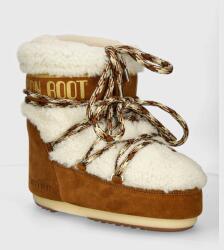 Moon Boot velúr hócipő MB ICON LOW SHEARLING - barna Női 39/41