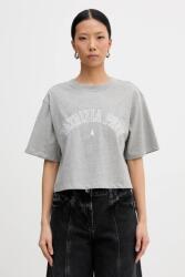 Patrizia Pepe pamut póló - szürke 40 - answear - 41 990 Ft