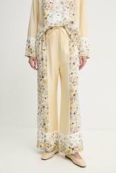 MUNTHE selyemnadrág FABERT - bézs 36