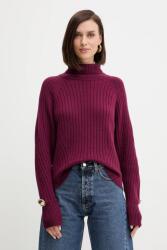 Simona Corsellini gyapjú pulóver - burgundia S