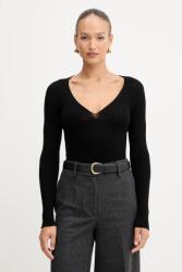 TWINSET gyapjú pulóver - fekete M - answear - 34 990 Ft