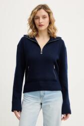 Victoria Beckham gyapjú pulóver - sötétkék M