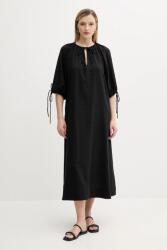Samsøe Samsøe pamut ruha SALAGO - fekete M