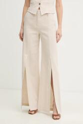 Fracomina nadrág lenkeverékből - bézs 36