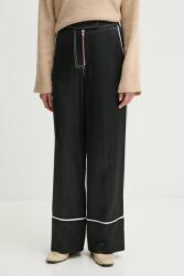 Day Birger et Mikkelsen nadrág vászonkeverékből Gianna - fekete 38
