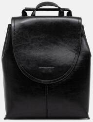 ANSWEAR bőr hátizsák - fekete Univerzális méret - answear - 34 990 Ft