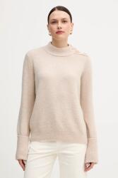 Marc Aurel gyapjúkeverék pulóver - bézs 36 - answear - 31 990 Ft